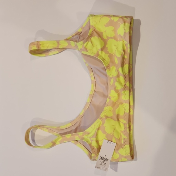 Gap Recycled Scoopneck Bikini Top & High Rise Bikini Bottom Small MSRP $90 SU020 - Picture 5 of 11